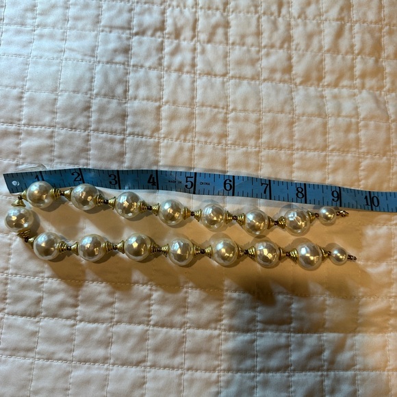 Vintage faux statement pearls - Picture 4 of 8